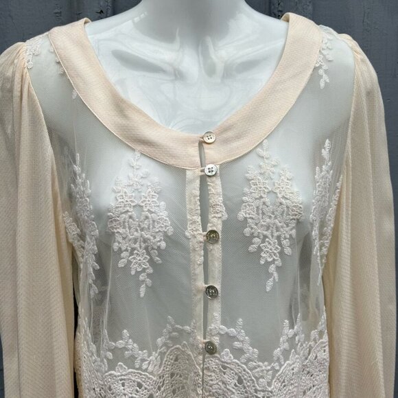 Farm Rio Lace Blouse, Small - Picture 3 of 11
